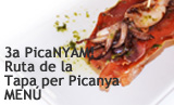 Menú 3a PicaNYAM! Ruta de la tapa per Picanya