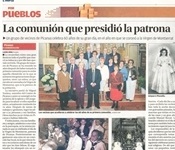 Un grupo de vecinos celebra los 60 años del día de su comunión