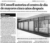 El Consell autoriza el centro de día de mayores cinco años después