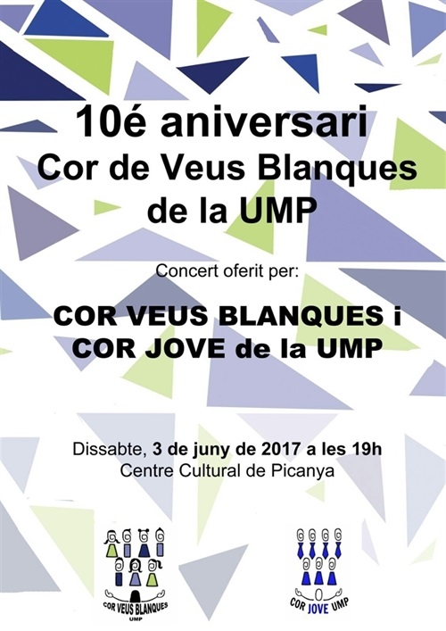 Cartell Cor veus blanques cor jove UMP