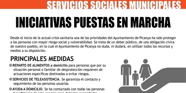 Diferents iniciatives en marxa des dels Serveis Socials Municipals